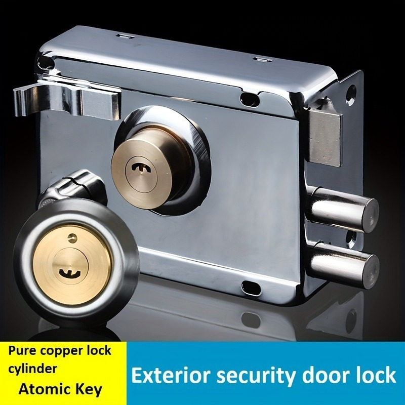 

Heavy-duty Stainless Steel Security Lock - Easy Install, No Assembly Required For Classrooms, Dorms & Rental Doors, 4.7" X 3.4" X 1