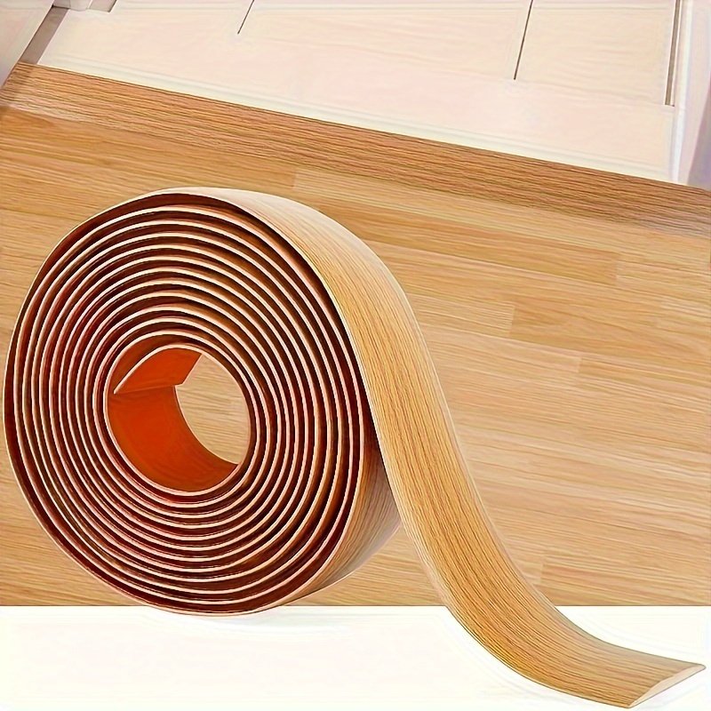 

Easy-install 10ft Self-adhesive Wood Grain Vinyl Floor Strip - Laminate & Vinyl Floors