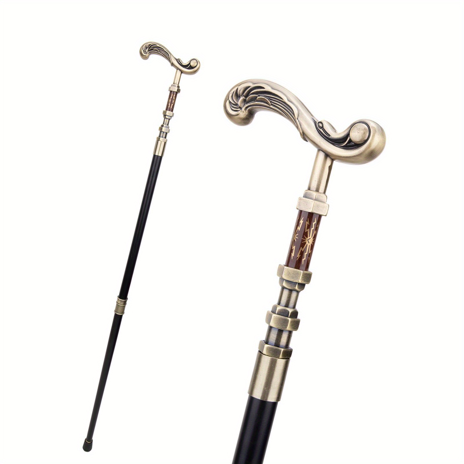 TEMU 1pc Walking Stick Decorative Vampire Cosplay Fashionable , Crosier 93cm