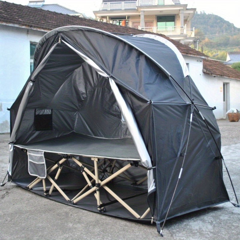 TEMU Single Person Outdoor Tent Camping Tent, Warm Tent Bed Tent, Cycling Simple Tent