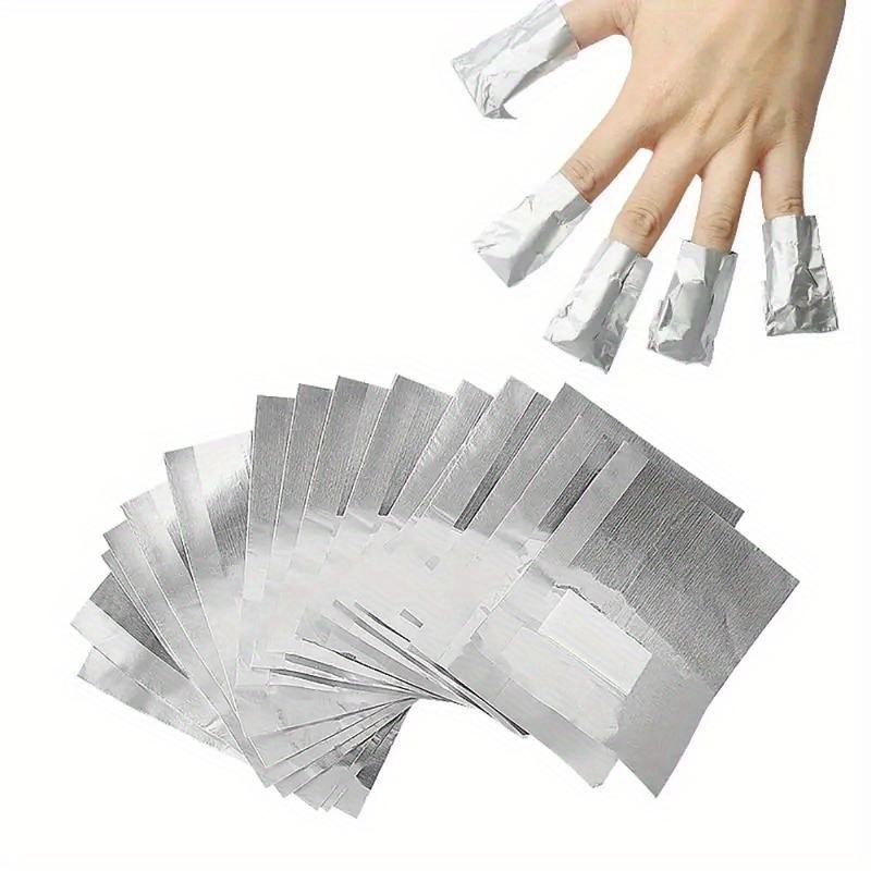 

100pcs Premium Nail Art Soak Off Wraps - Polish Remover, Gentle Manicure Cleaning Tool, Acrylic Nail Makeup Remover