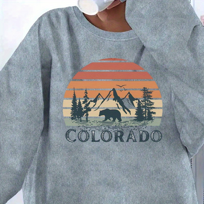 

Graphic Women's Sweatshirt - Knitted Polyester, , , Long Sleeve Outerwear