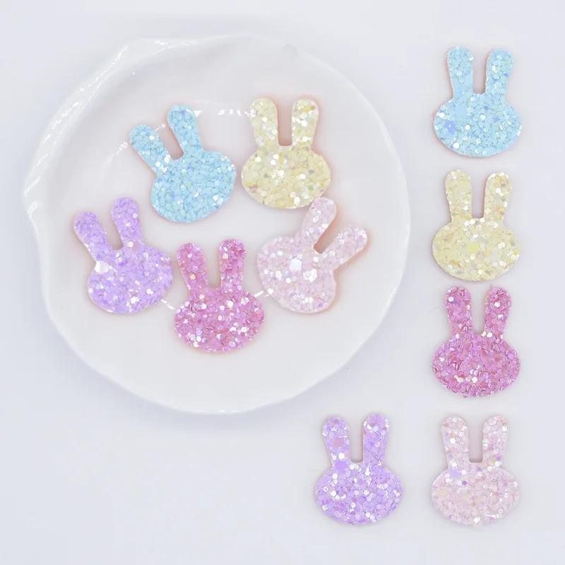 

50pcs Rabbit Patches, 1.8x2.2cm - For Diy Crafts, & Bow Decorations