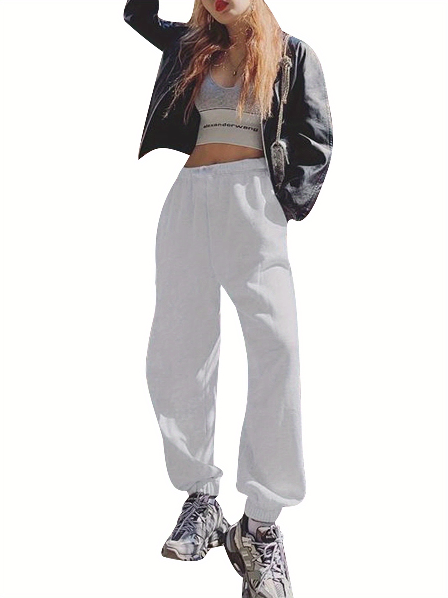 High Waisted Harem Pants For Women XIAOFFENN Womens High Waisted