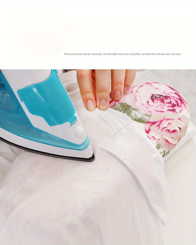   ironing board with sleeve holder portable desktop ironing pad for home use   plastic details 2