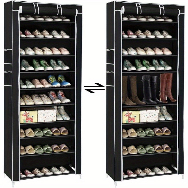 

10 Layer Shoe Rack, Shoe Cabinet, Shoe Rack, Dustproof For Approx