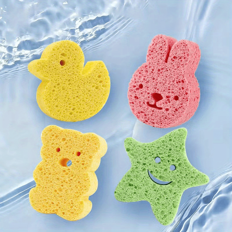 

4pcs Bath Sponges - Exfoliating For &