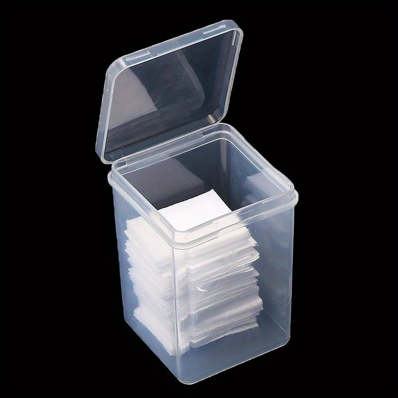 

Clear Plastic Organizer Box For Nail Art Supplies, Pads & Jewelry - , Easy-clean Storage Solution