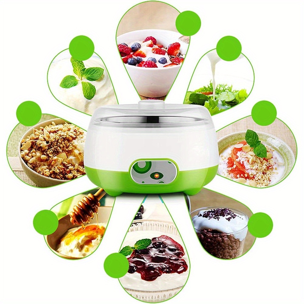 

Yogurt Making Machine Yogurt 1l Machine Automatic Digital Yogurt Maker, Stainless Steel Liner Yogurt Maker Machine Home Diy Yoghourt Container Yogurt Maker Home Kitchen Tools Cooking Accessories