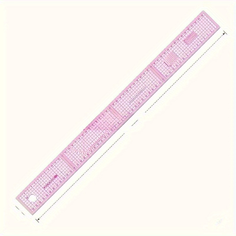 

Ruban à mesurer flexible courbé 1 pièce - Rose transparent, Précis pour des vêtements, la couture, la fabrication de , la couture, le dessin et le patchwork