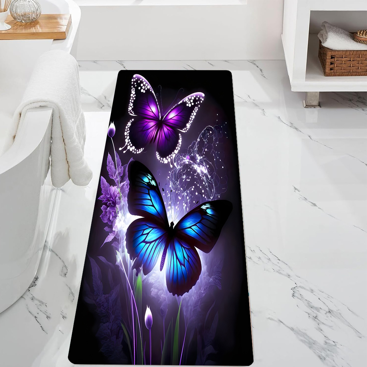

Purple Bath Mat - & , , For & Bathroom Decor