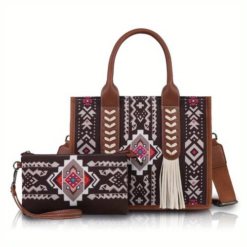 womens handbag travel tote bag vintage purses and handbags boho style work shoulder bags with adjustable strap clutch zipper pouch for women