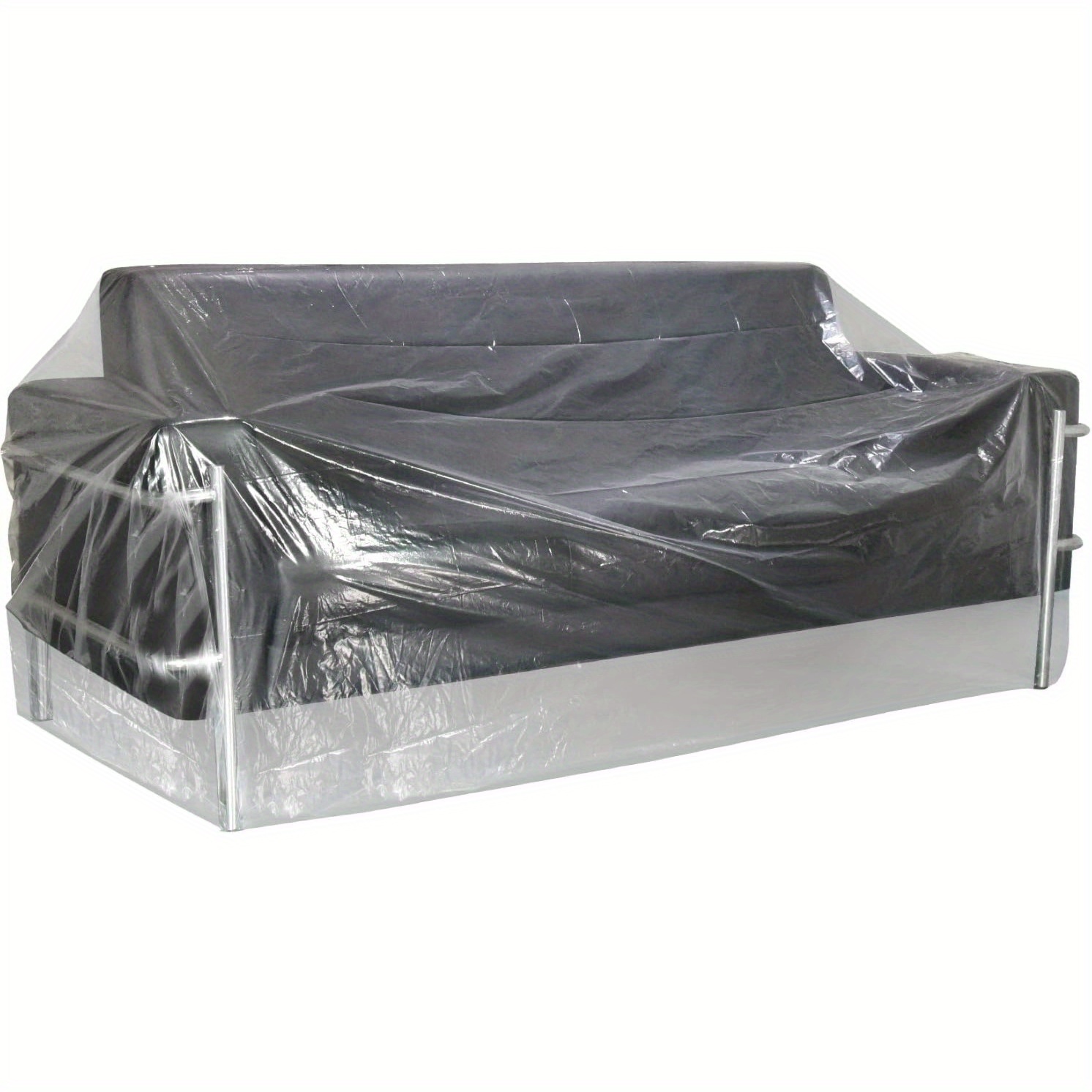 

Large Furniture Cover Poly Storage Bag Heavy Duty Sofa Slipover For Moving Long Term Storage 110" X 72