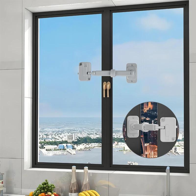 Sliding Window Lock With Key - Adjustable Security Lock For Windows And ...