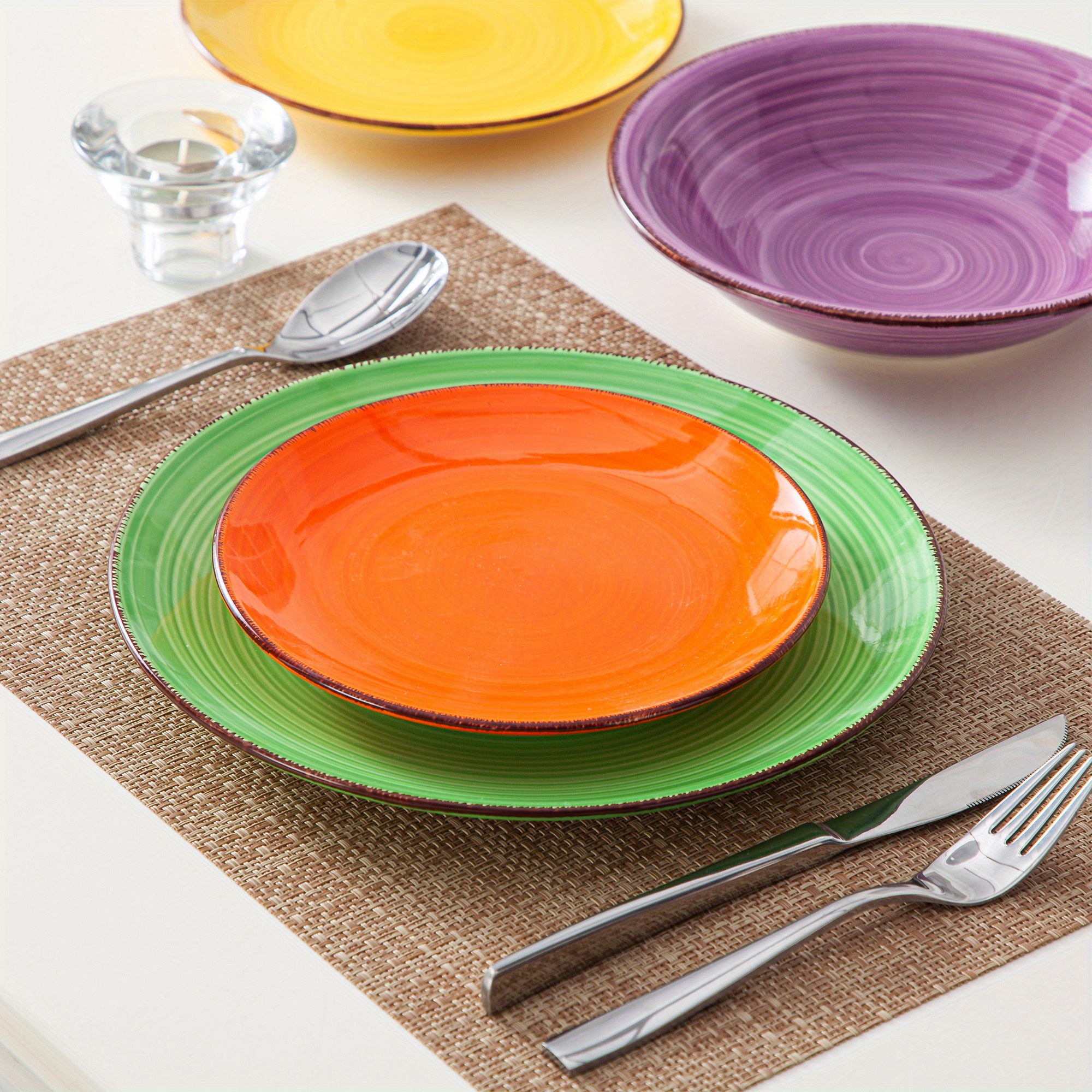 Color Speckle Gibson Ceramic Dinnerware Color Speckle Gibson Home - Main Image