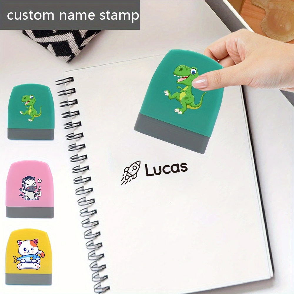 

1pc, Custom Waterproof Name Stamps For Clothing, Durable, Washable, Non-fading Personalized Stamps, Ideal For Gifts