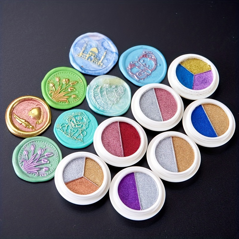 

1pc Dual-tone Fire Paint Seal Wax Coloring Paste - Diy Craft Stamp Lacquer - Versatile Stamp Accessories In Various Colors