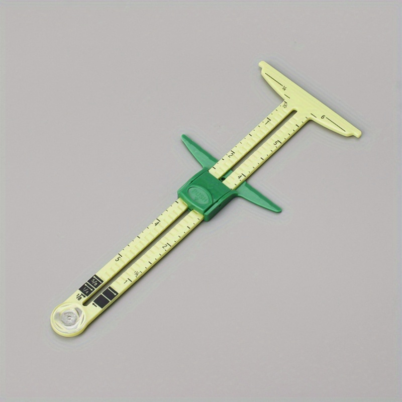 Precision Sliding Gauge Ruler - Essential Sewing & Tailoring Tool For Quilting, & Crafts - , Multi-functional Measuring Accessory