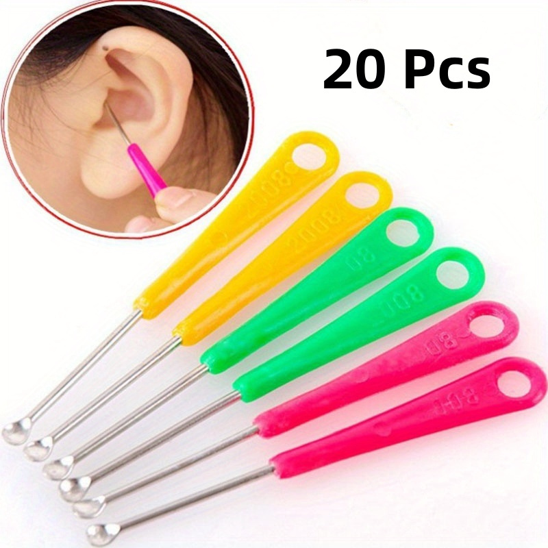 4/8/20pcs Earwax Picking Tools Metal Earpicks for Removing Earwax, Curette and Cleanser, Ear Care Spoon Toolset, Facial Beauty Accessories 14 4/8/20pcs Earwax Picking Tools Metal Earpicks for Removing Earwax, Curette and Cleanser, Ear Care Spoon Toolset, Facial Beauty Accessories