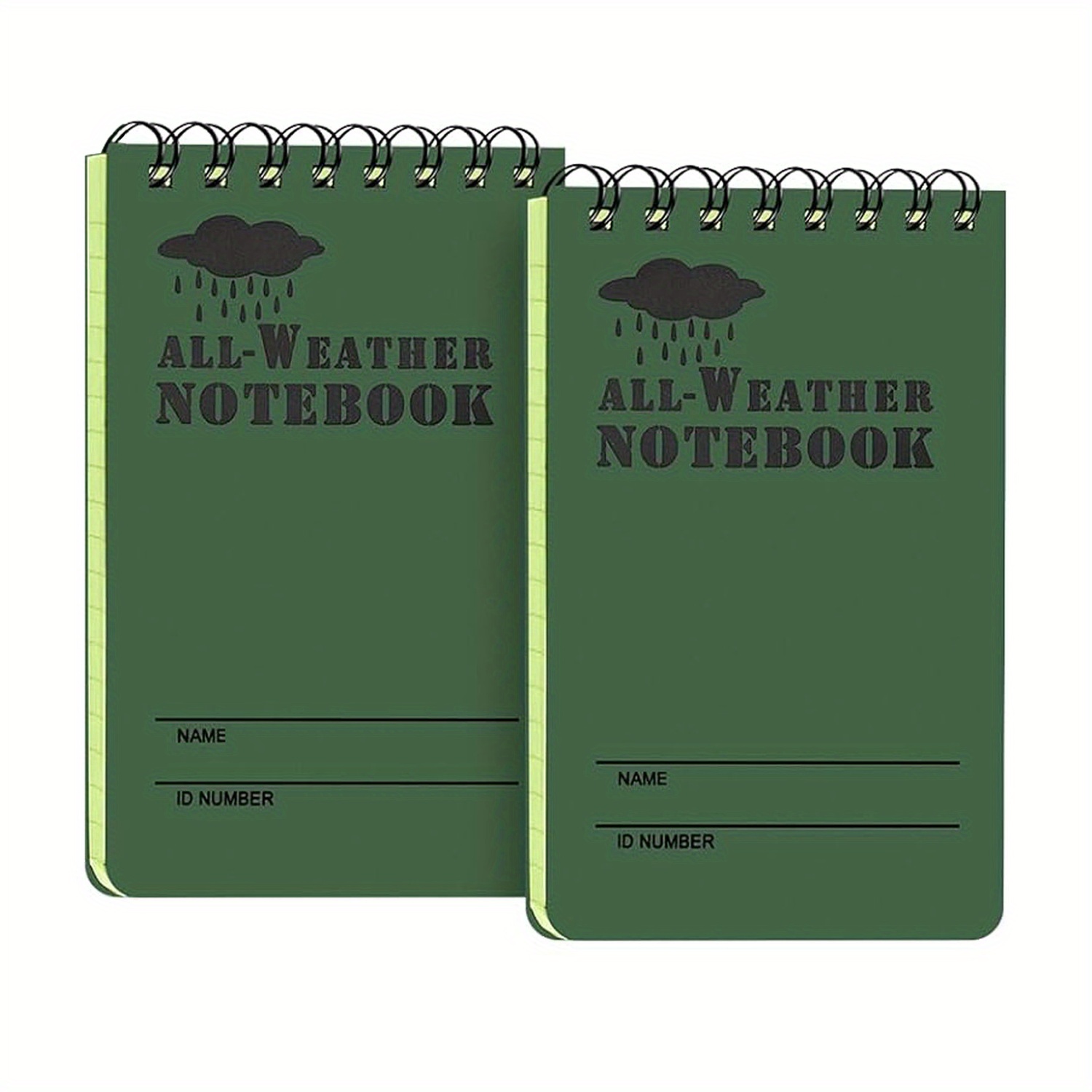 TEMU Half-pack Of Waterproof Notebooks: 3x5 Spiral Coil Notebooks Made Of , Office, Outdoor Activities, And More