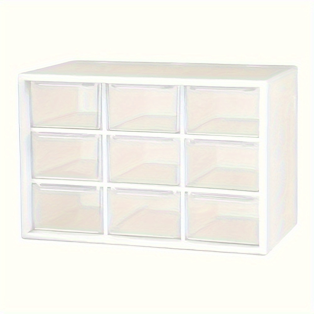 

9- Organizer - Clear Plastic Storage Box For , Jewelry & Diy Supplies, 3.9x1.7x8