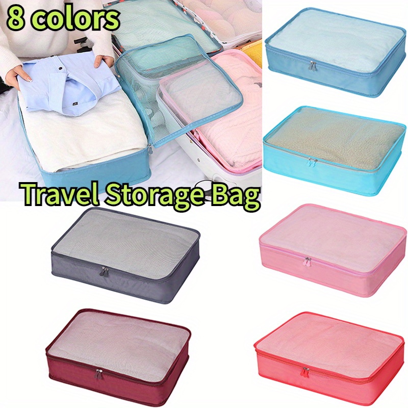 

Sacs Organisateurs de Voyage, Cubes d'Emballage en Polyester avec Poches Zippées, Lavables à , pour des Bagages, Rangement des Sous-Vêtements, Bagages pour Voyage