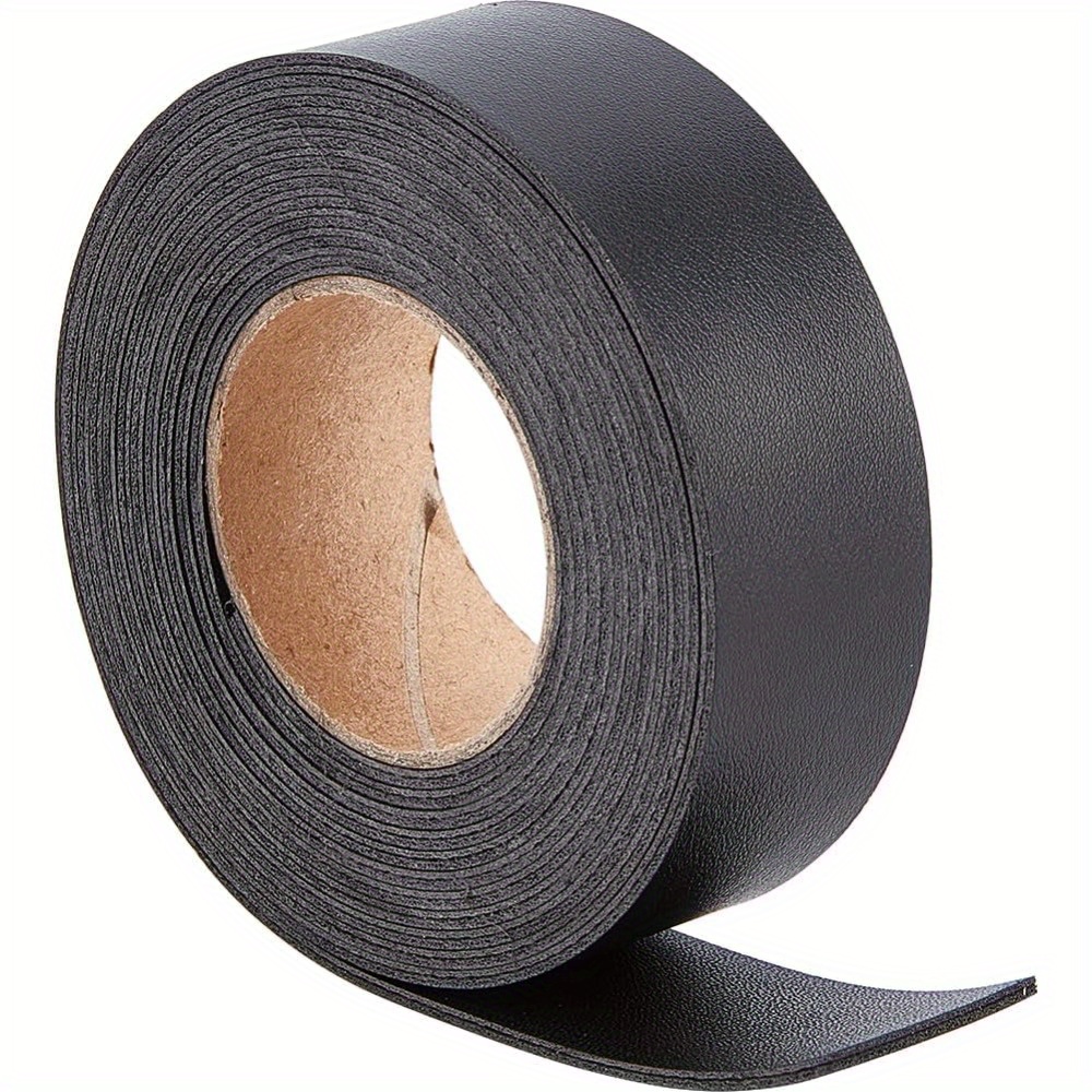 

2.2 Yard/2m Double-sided Smooth Black Leather Strap For Diy Crafts, Guitar Belts, Bracelets, Jewelry Making, And Workshop Tools