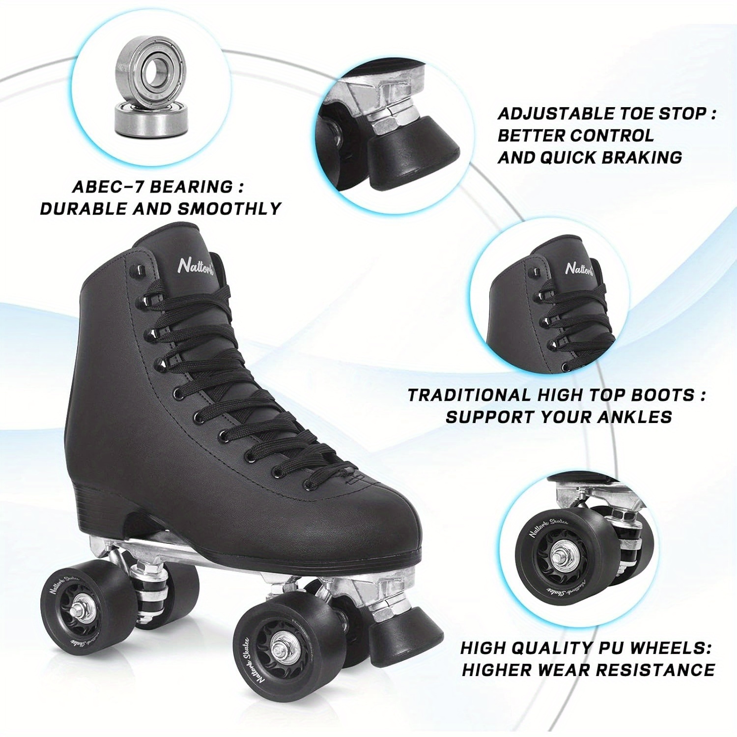 Oshen Patins Patin Ã Roulette Pour DÃ©butant Patins à Roulettes