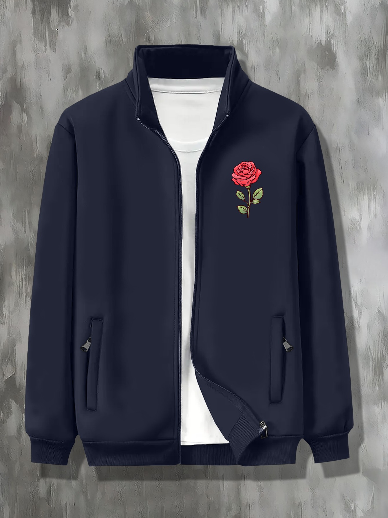 Varsity Jacket Rose Jackets Men Guns N' Roses Cross Primitive