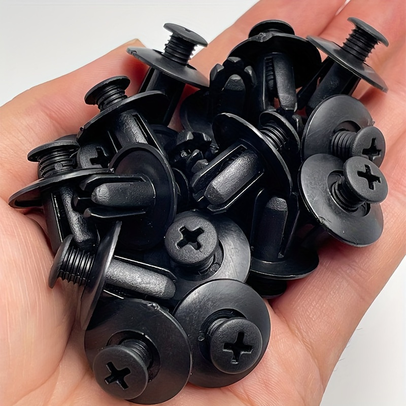 

100pcs Universal Car Clips - Plastic Automotive Interior & Trunk Retainer Clips, , Versatile Use