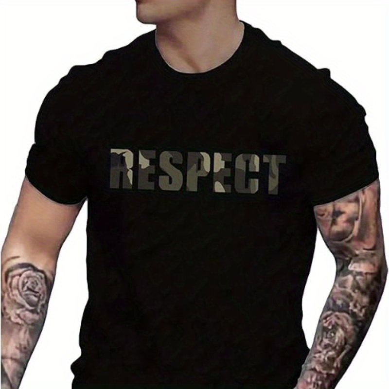 

Print Tee, Men's Cotton Short-sleeve Pullover T-shirt