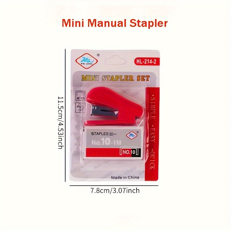 TEMU Stapler Set Cute Stapler Stapler Student Stationery Set Stapler