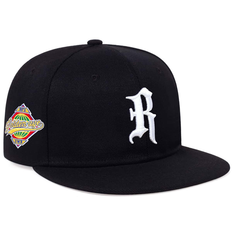 TEMU 1pc Men's R Letter Side Planet Embroidered Hip Hop Hat, Outdoor Sport Adjustable Sunscreen Leisure Hat, For Travel And Beach Vacation