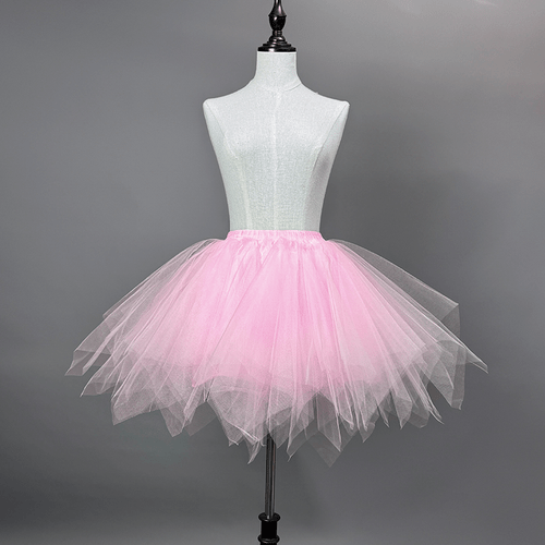 eleganter damen-ballett-tüll-tutu-rock - modische prinzessinnen-unterrock für abschlussball & partys, polyester