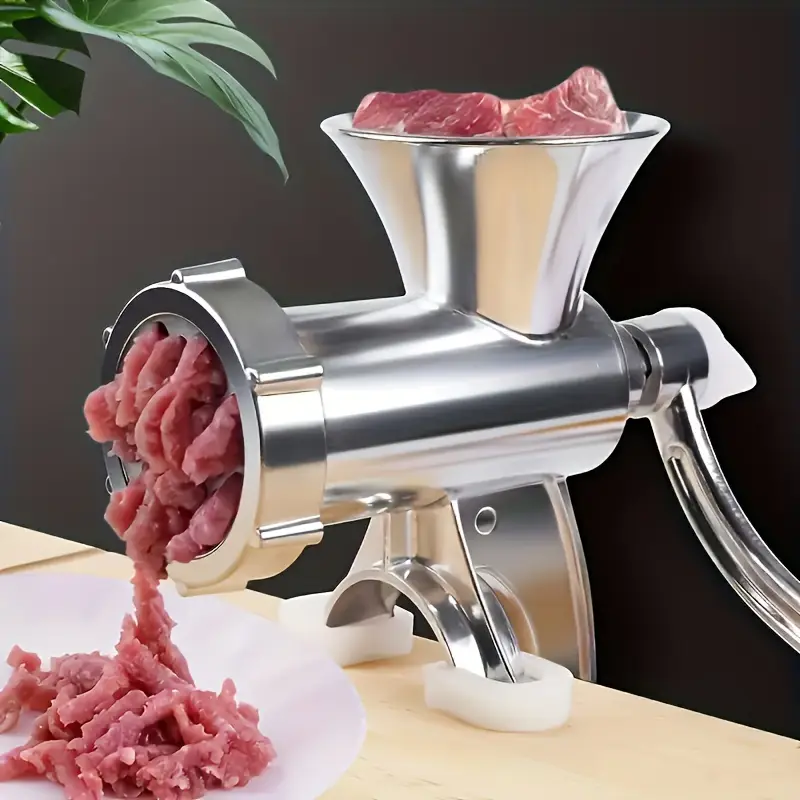 1pc manual meat grinder with desk clamp heavy duty sausage maker and vegetable crusher kitchen supplies details 3