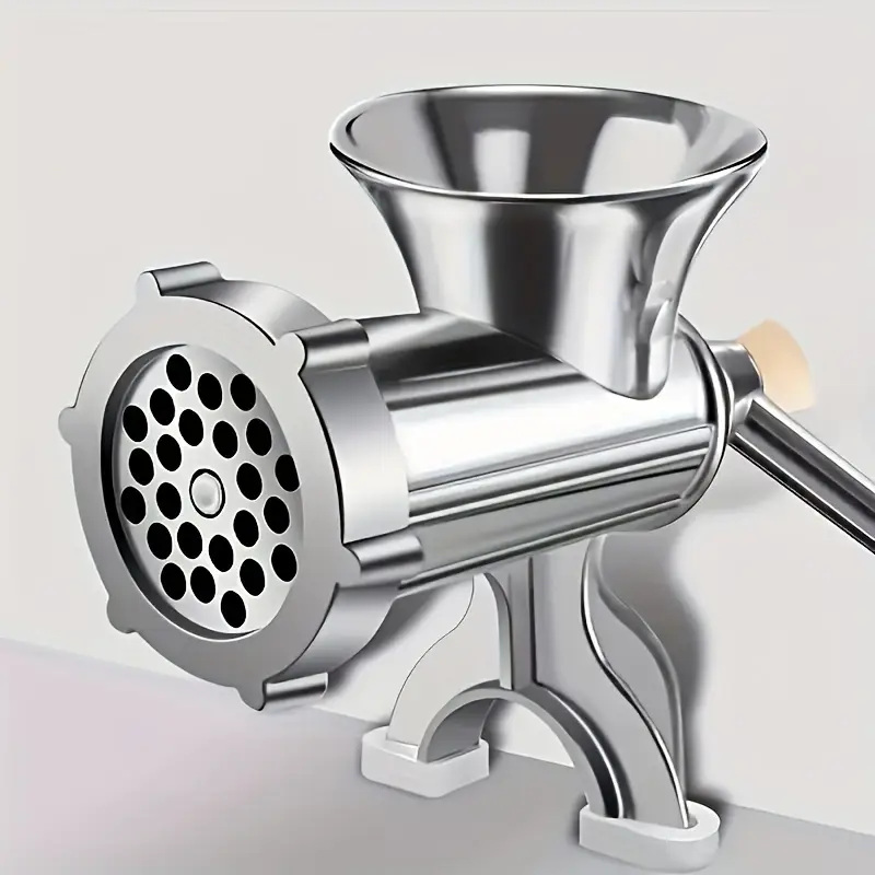 1pc manual meat grinder with desk clamp heavy duty sausage maker and vegetable crusher kitchen supplies details 2