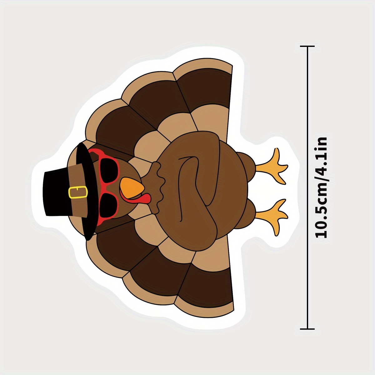 36 Bögen Truthahn-Aufkleber Für Kinder – Kreatives Thanksgiving-Bastelset Mit Lustigen Gesichtern Zum Selbergestalten
