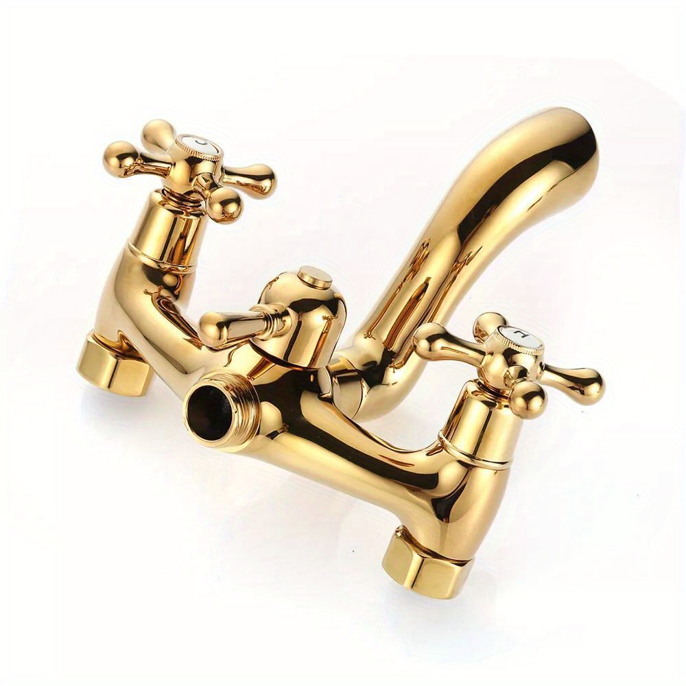 Retro Golden Shower Set Shower Fitting Bathroom Shower System Rain Shower with Hand Shower