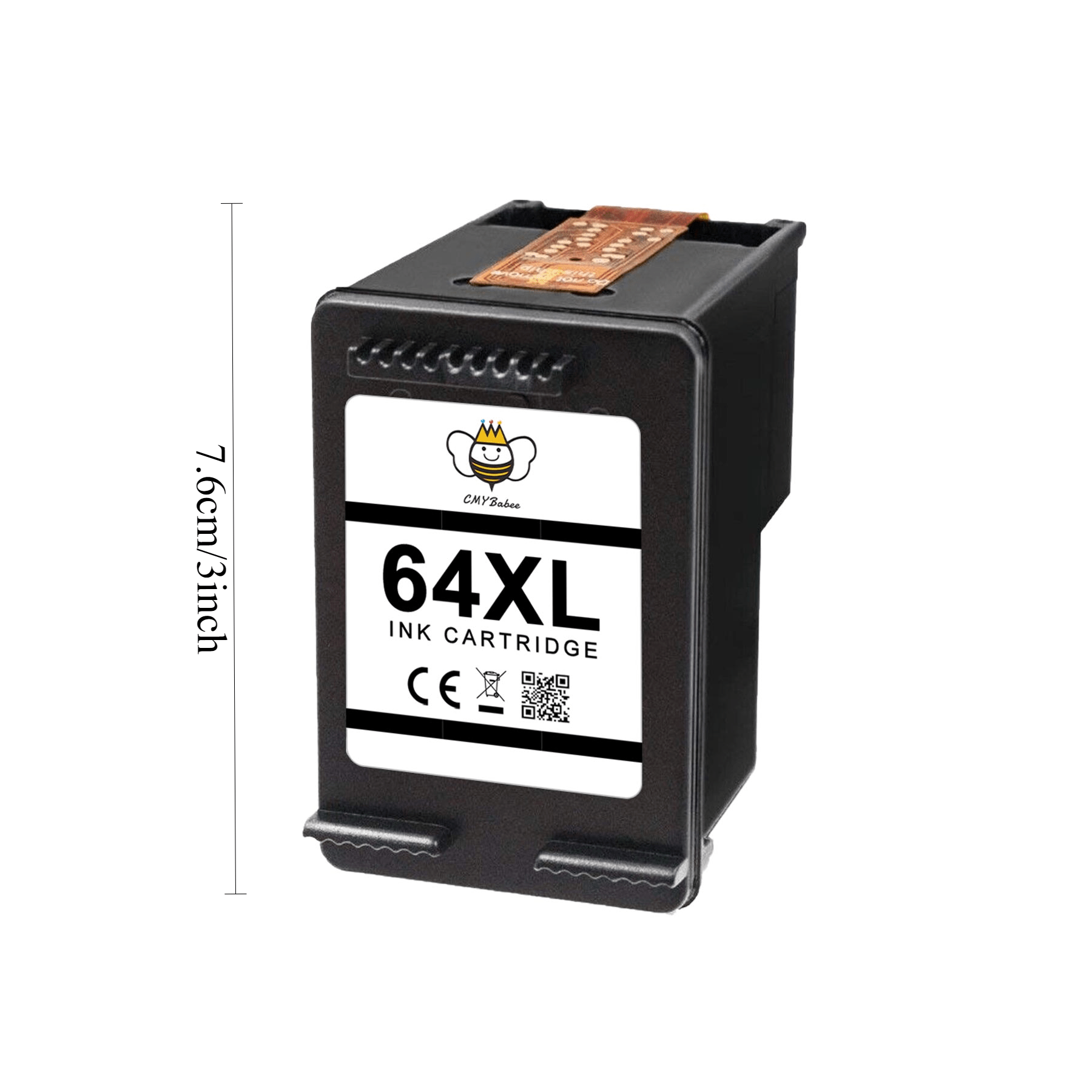 64XL Ink Black and Color Combo Pack Replacement for HP 64