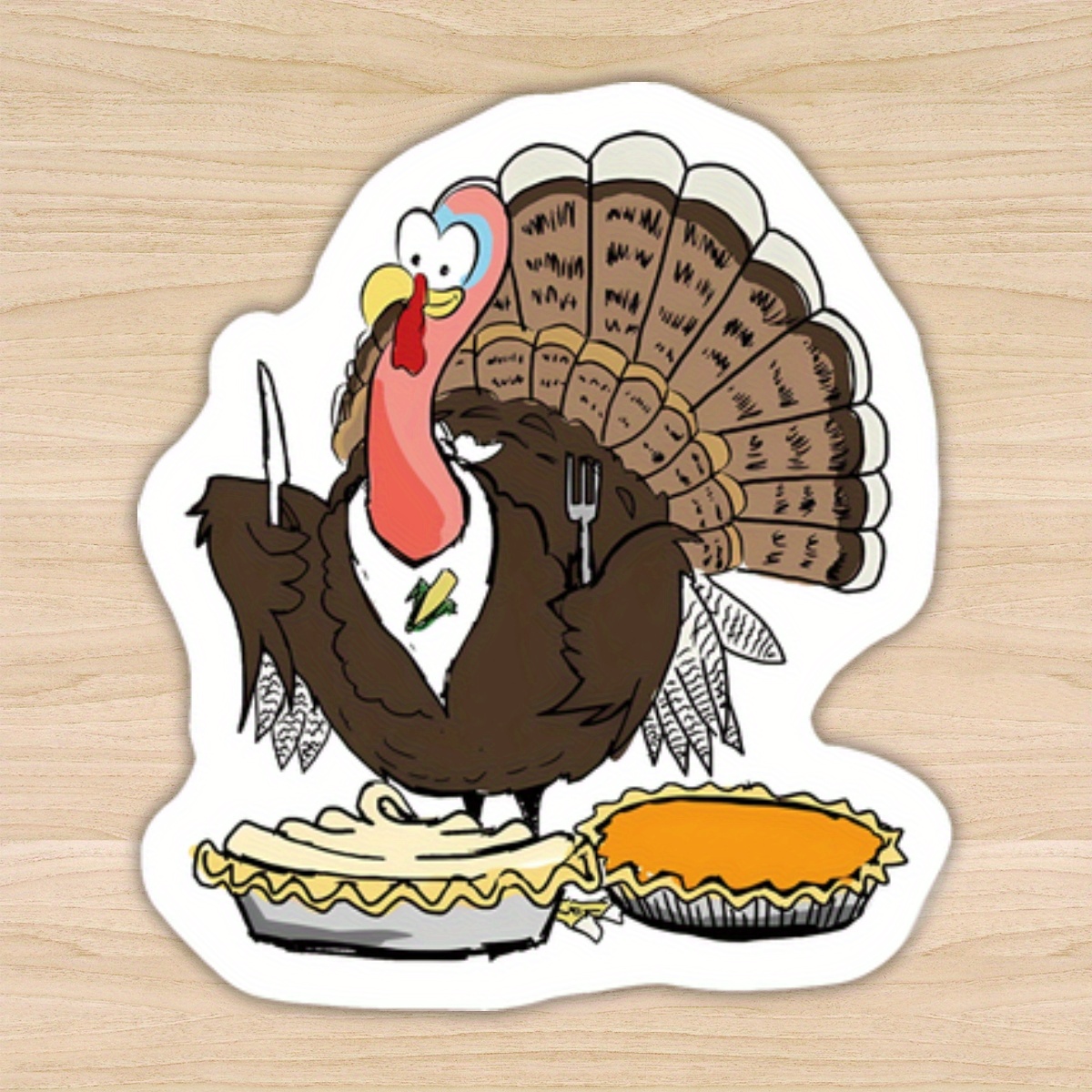 36 Bögen Truthahn-Aufkleber Für Kinder – Thanksgiving-Bastelspaß Mit Gesichtsstickern