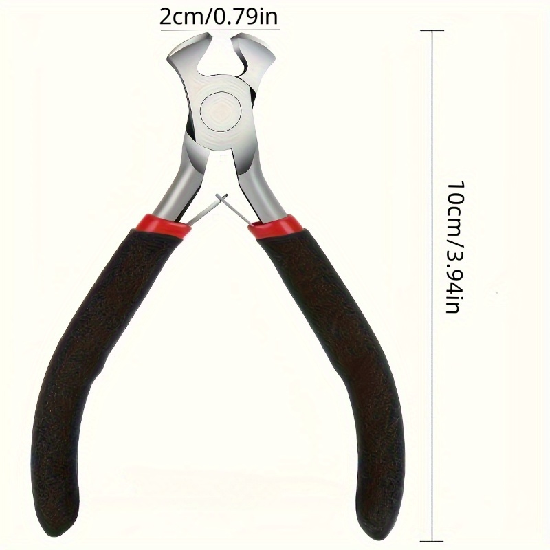 1pc End Cutting Pliers For Jewelry Making, Nail Puller Tool For Carpenter, End Nippers For Zipper Install Stops, Wire Cutting