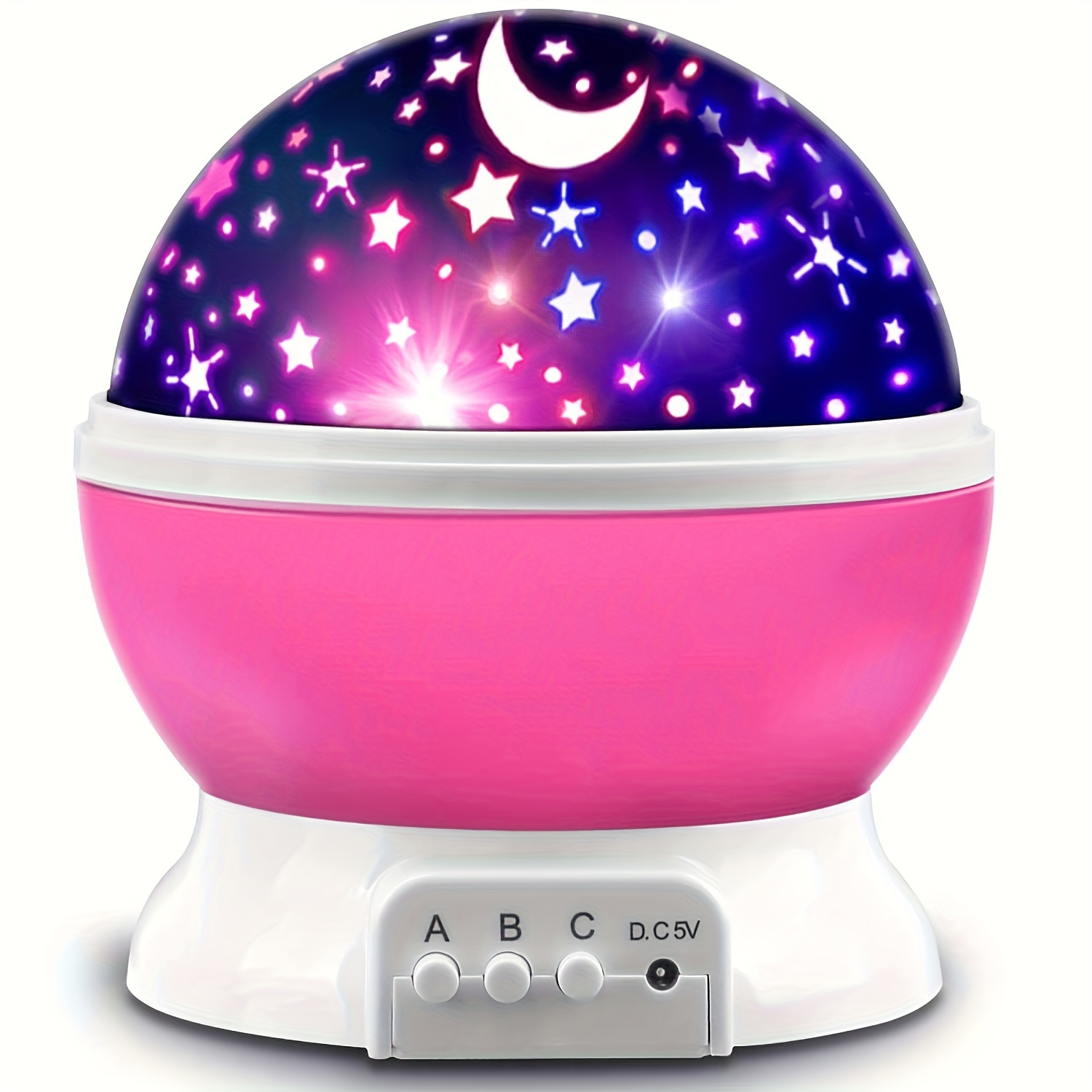 Projector Lamp * and Stars - 4.7&*; USB-Powered, 360° Rotating, 9 Color Options, Ideal Gift for All *