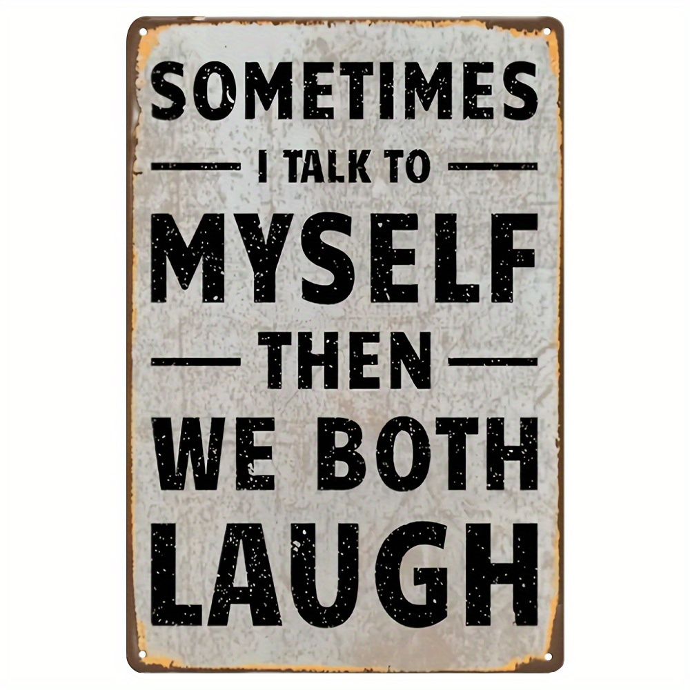 funny metal   i       we   laugh plaque decoration for   wall bar cafe 0