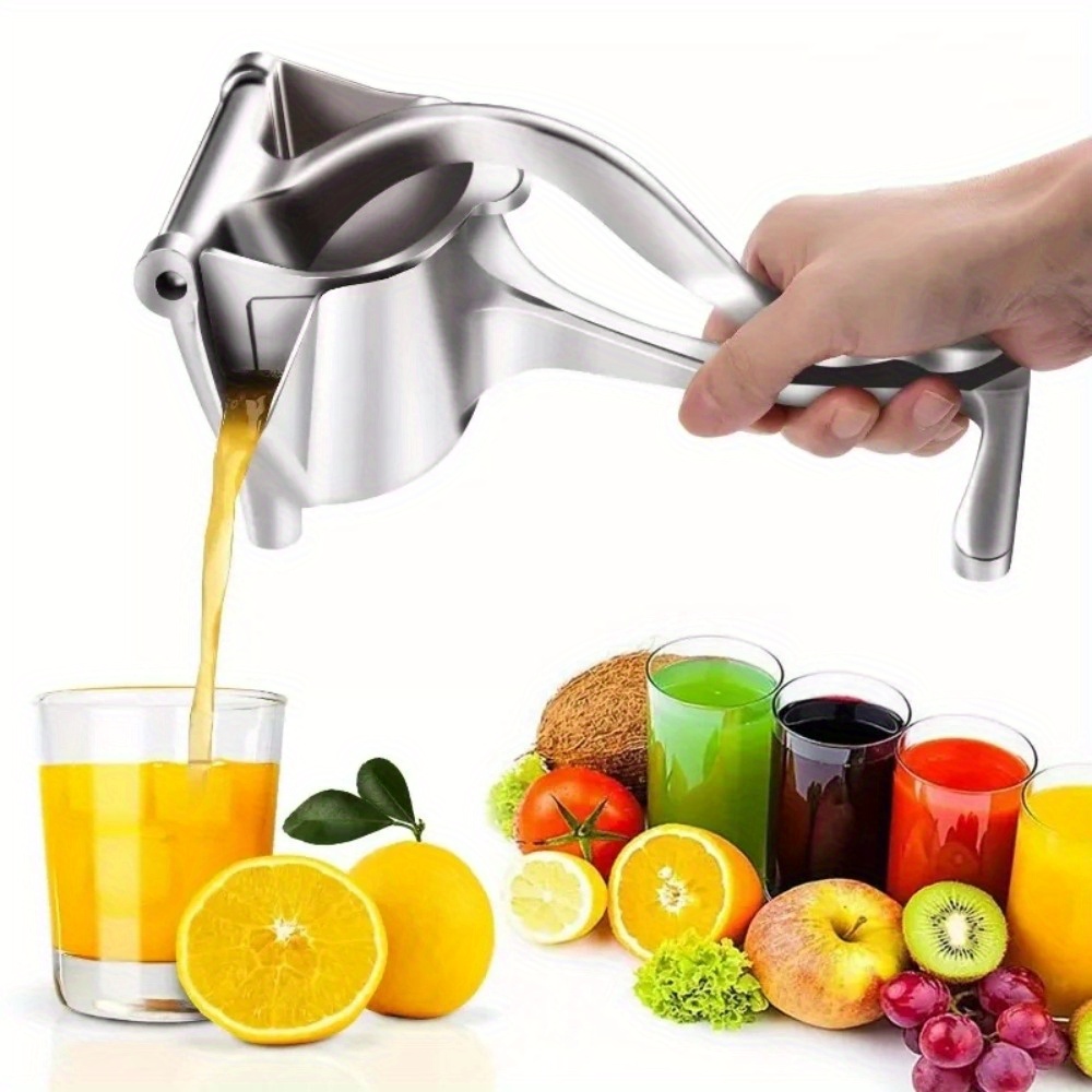 

1pc Manual Juice Squeezer Aluminum Alloy Hand Pressure Juicer Pomegranate Orange Cane Kitchen Fruit Tool