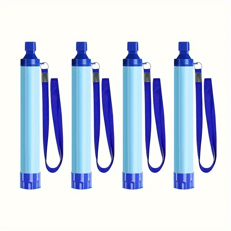 TEMU Outdoor Water Filter Personal Water Filtration Straw Emergency Survival Gear Water Purifier For Camping Hiking Climbing Backpacking