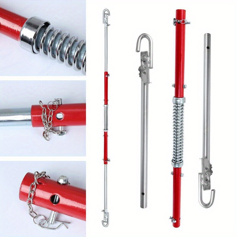 Car Tow Bar With Spring - 2t 2000kg Capacity - Breakdown Aid For Car Road Rescue Vehicles