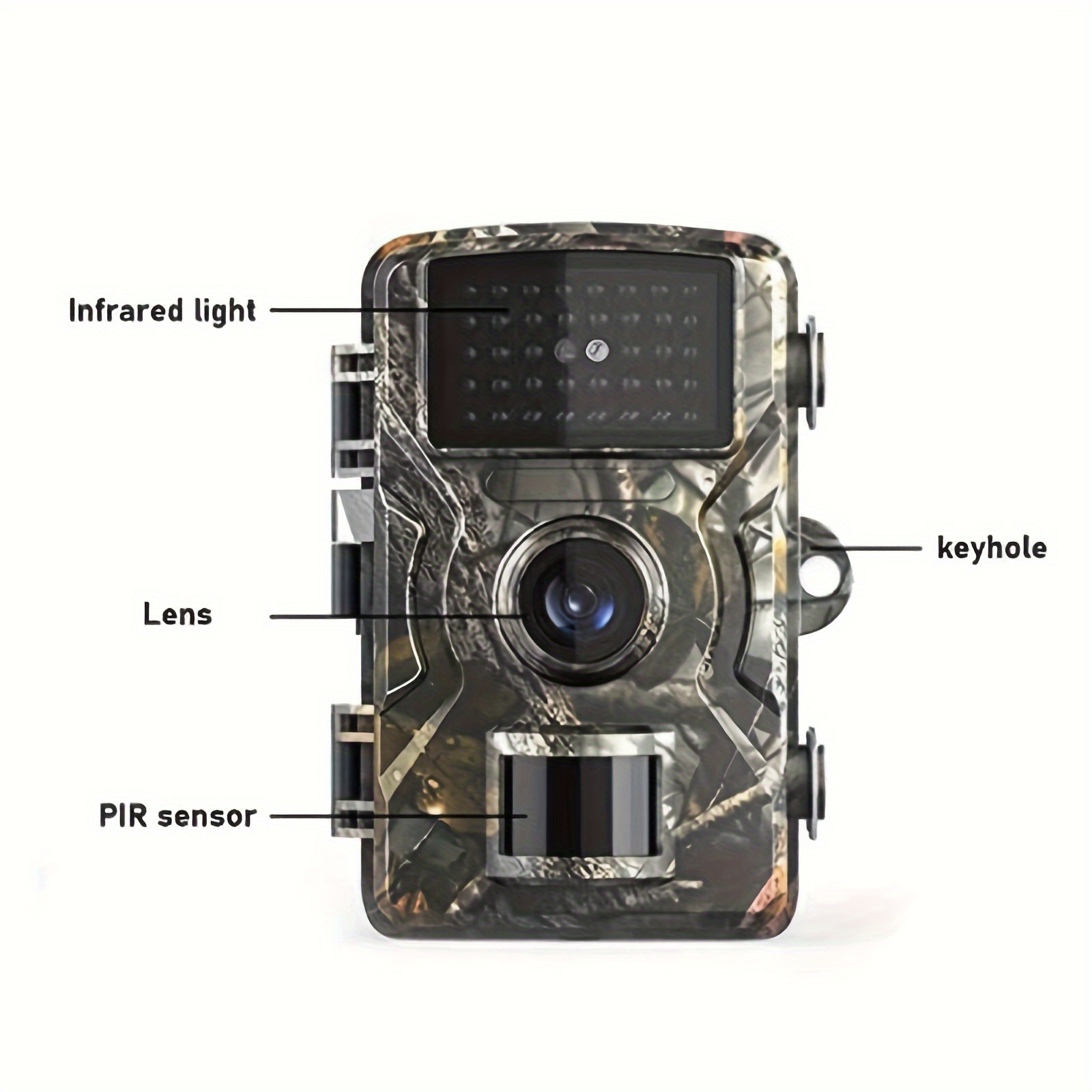 8K Game Camera with Night Vision and Motion Activation
