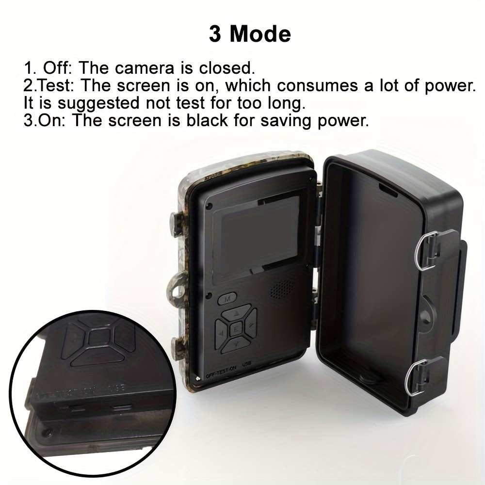 8K Game Camera with Night Vision and Motion Activation
