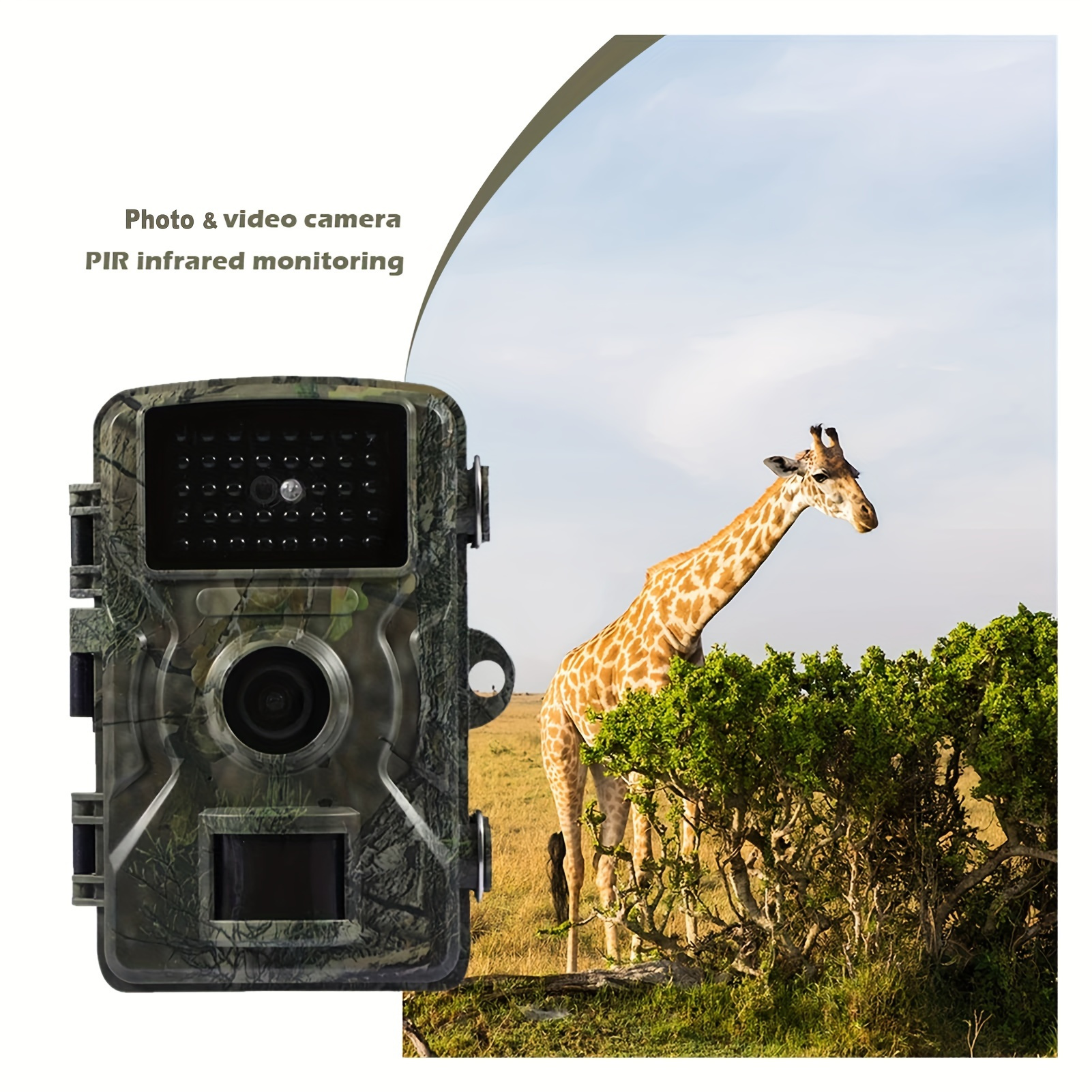8K Game Camera with Night Vision and Motion Activation