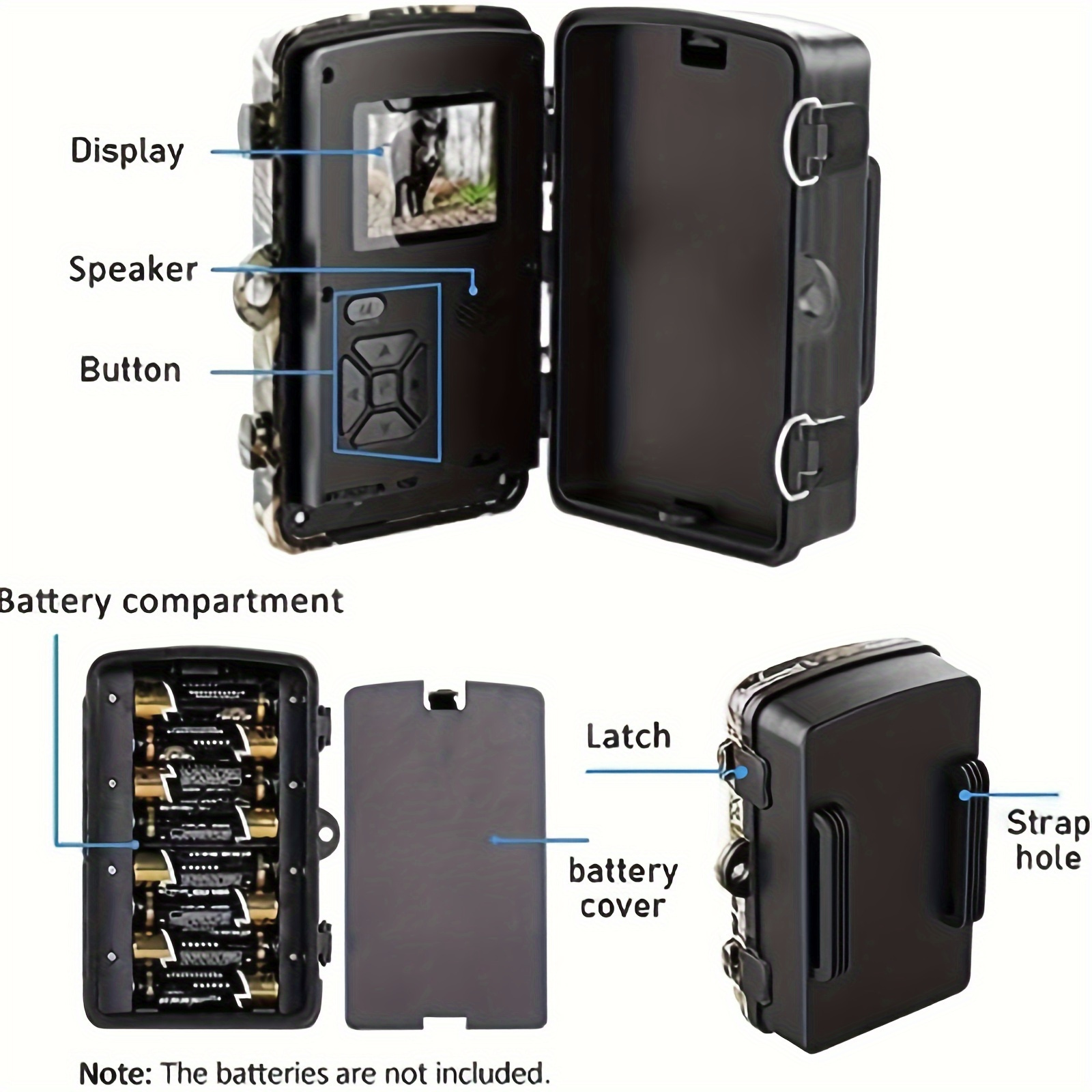 8K Game Camera with Night Vision and Motion Activation